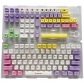 104+31 Ice Cream PBT Dye-subbed XDA Keycap Set for Mechanical Keyboard English / Thai / Japanese / Russian / Arabic / French / German / Spanish